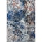 Homeroots 5 x 8 ft. Blue & White Abstract Ocean Area Rug 395932 - alternate 1